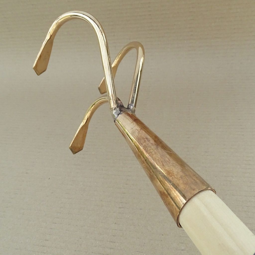 Taurus Model Copper 3-Prong Cultivator - Bronze PKS Range
