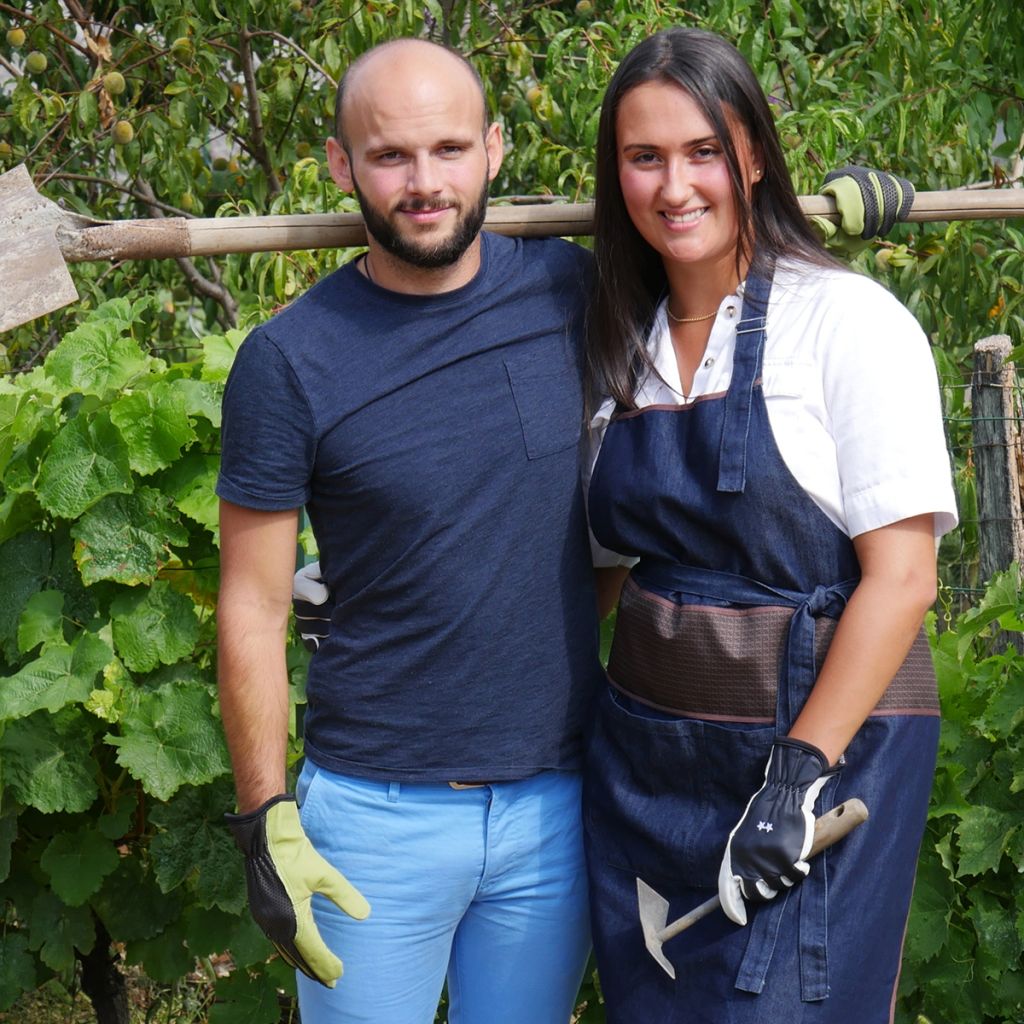 Gants de jardin résistants cuir éco-conçu Rostaing Frenchie - différentes tailles disponibles