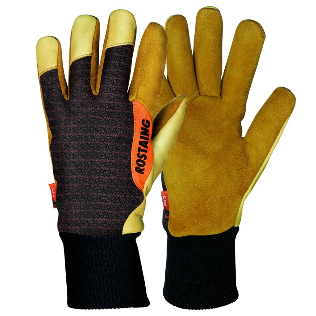 Gants de taille en hiver Rostaing paume cuir Iverno marron - différentes tailles disponibles