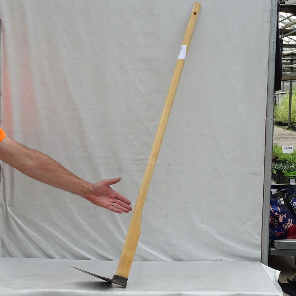 Forged steel pointed draw hoe - Gschwind artisanal range