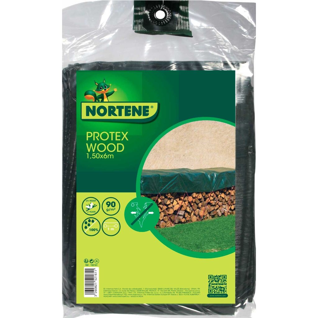 Bâche de protection bois co-extrudée en LDPE 90g/m² 1.50 x 6 m PROTEX WOOD