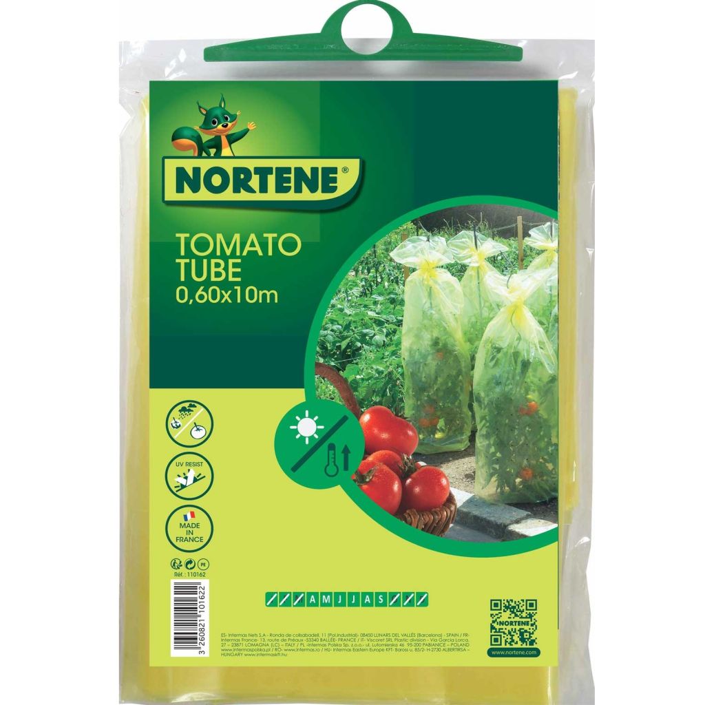 Tomatotube - 50-micron growth cover for tomatoes from Nortene