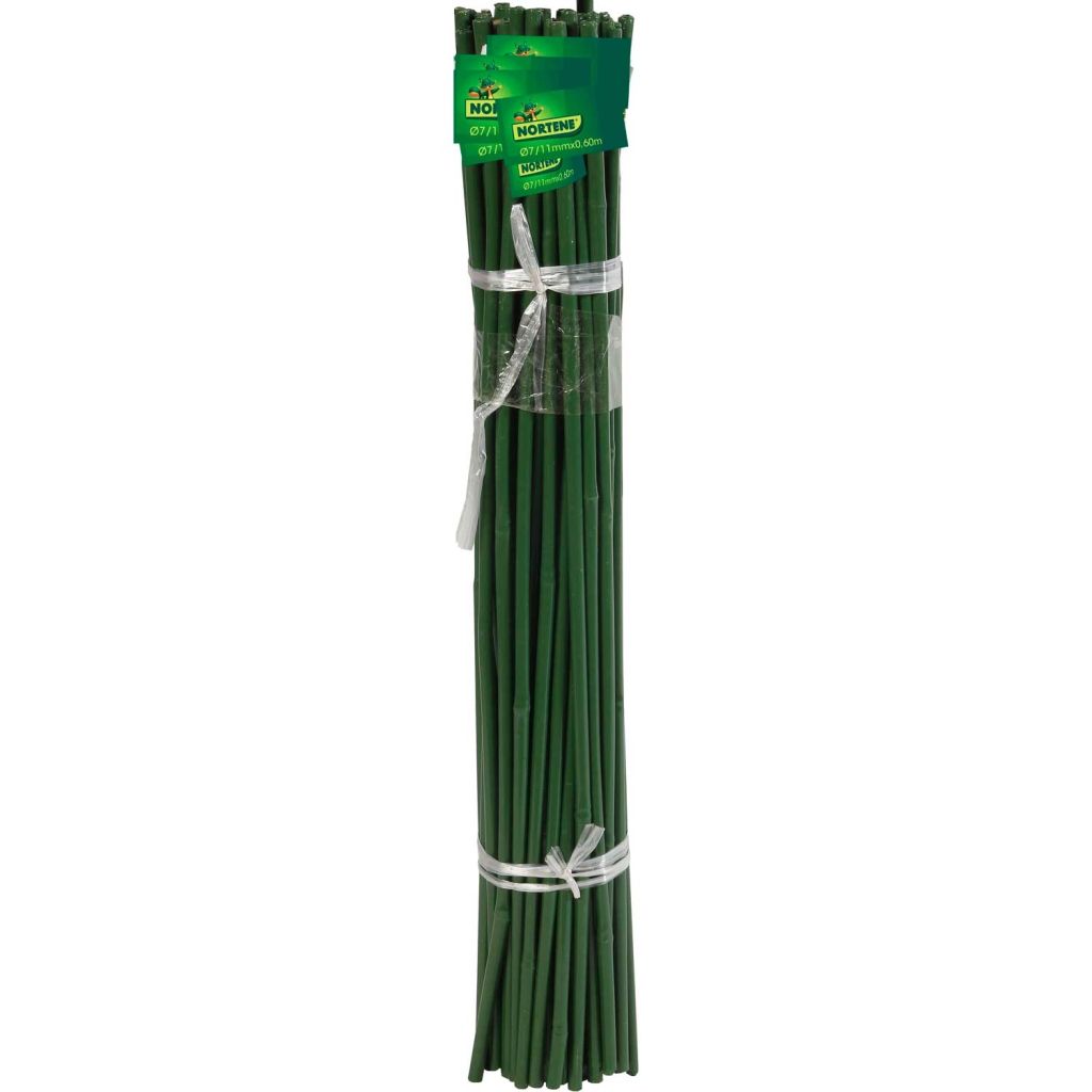 Tuteur bambou plastifié Ø 7/11 mm x 0,60 m BAMBOO PLAST