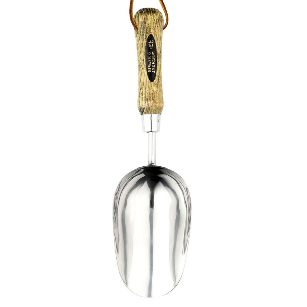 Spear and Jackson traditional polished stainless steel scoop