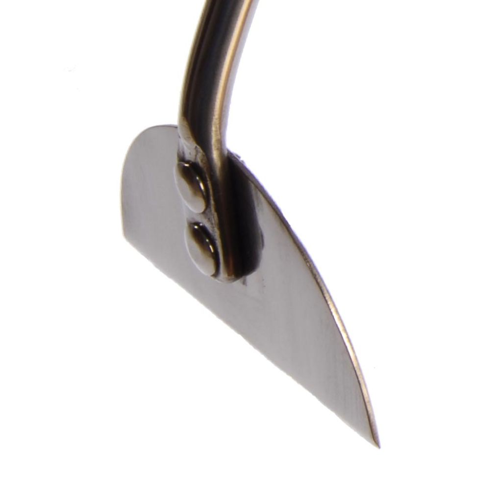 Spear and Jackson small traditional polished stainless steel onion hoe