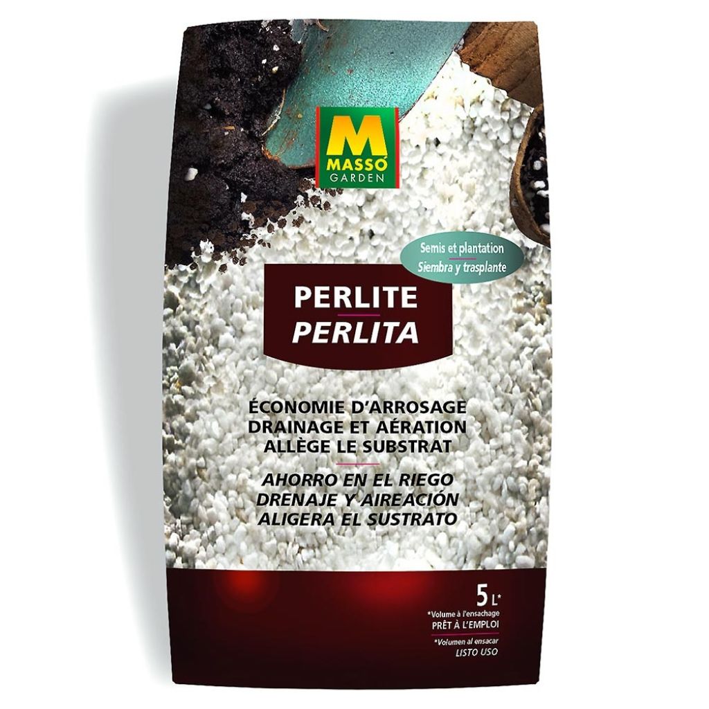 Perlite Masso Garden en sac de 5 litres.