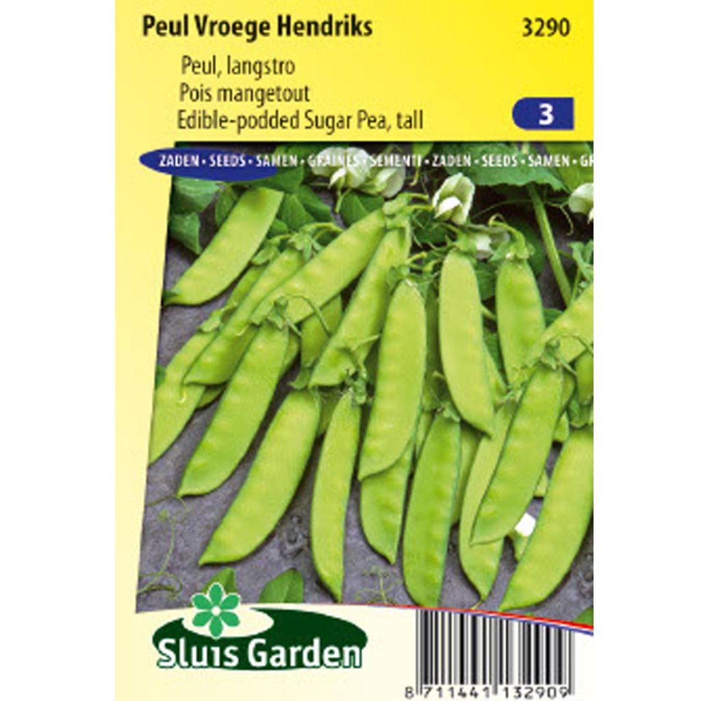 Mangetout Pea Vroege Hendriks