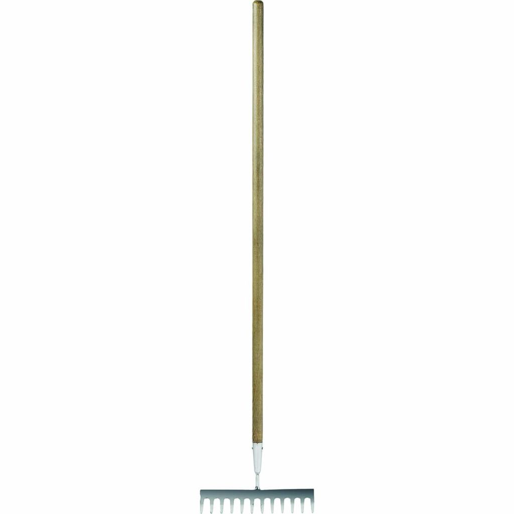 Traditional stainless steel rake by Spear & Jackson