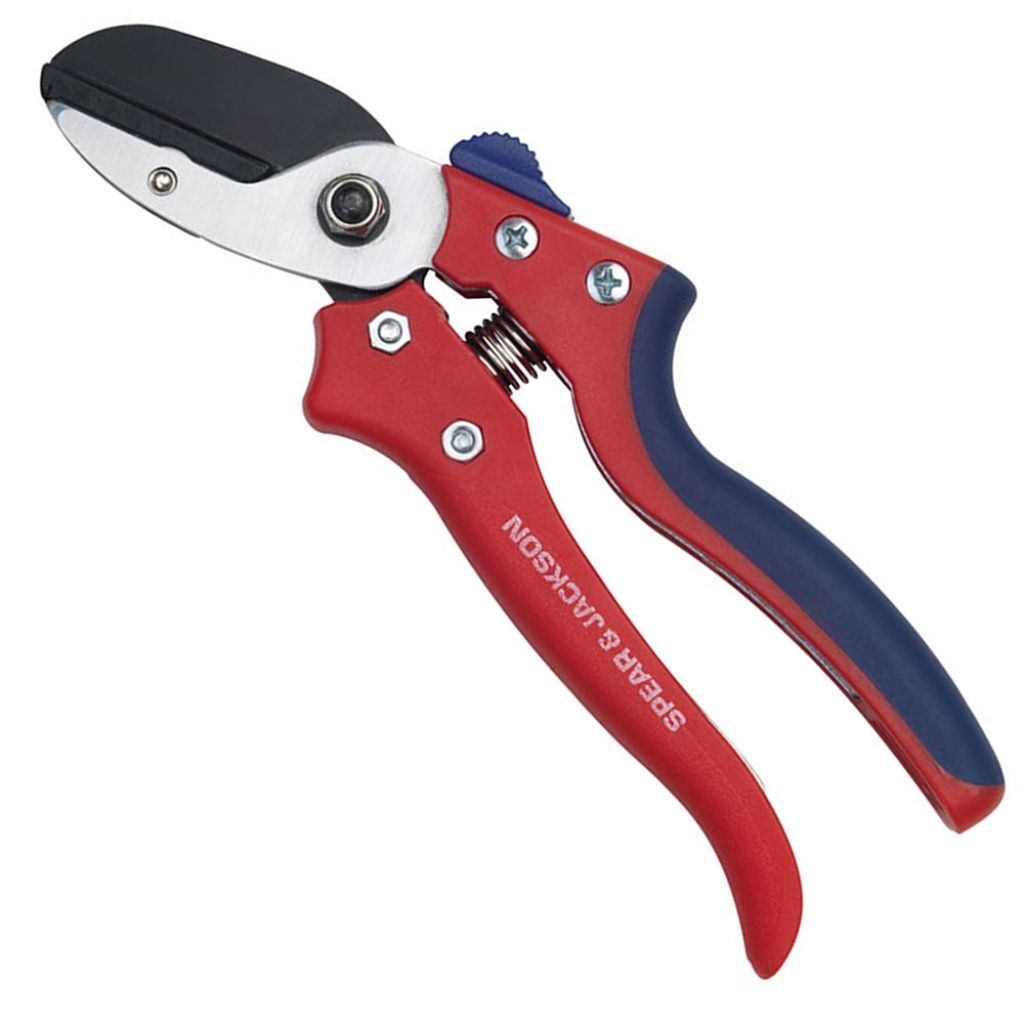 Ergonomic anvil secateurs by Spear & Jackson