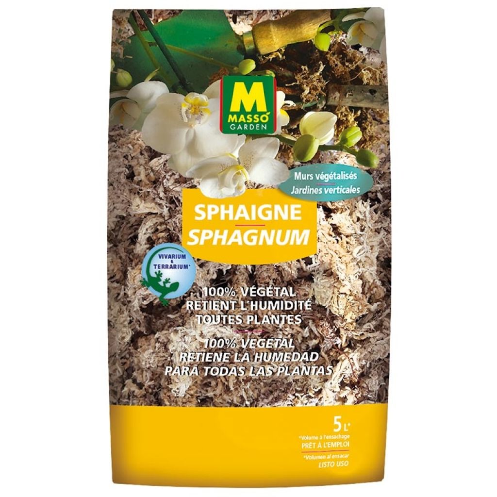 Sphaigne Masso Garden en sac de 5 litres