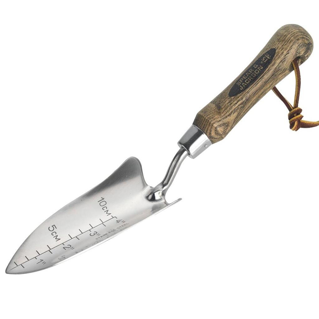 Spear & Jackson graduated narrow traditional stainless steel trowel