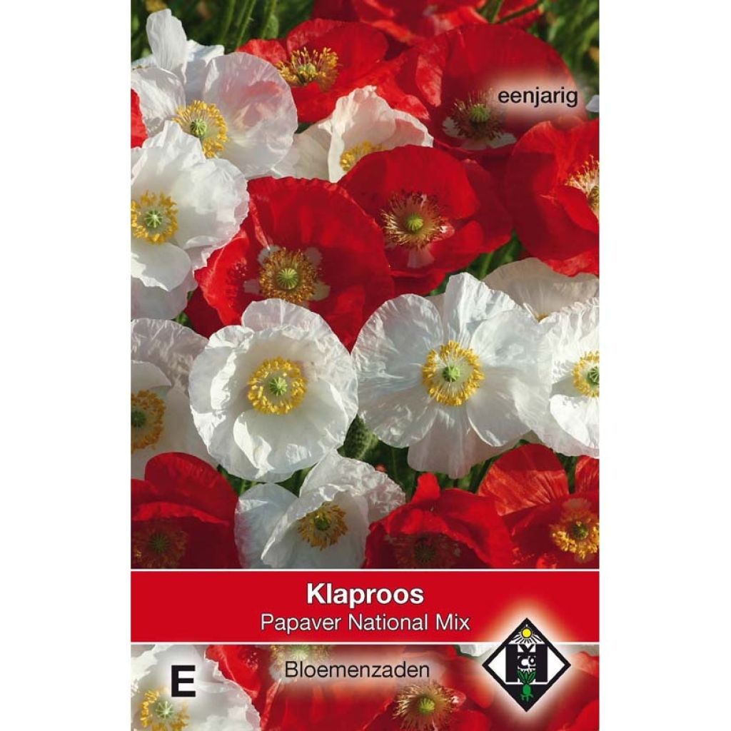 Poppy National Mix Seeds - Papaver rhoeas