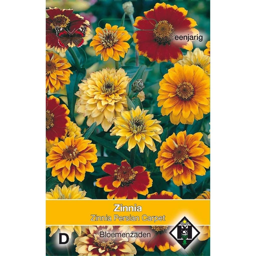 Zinnia Persian Carpet Seeds