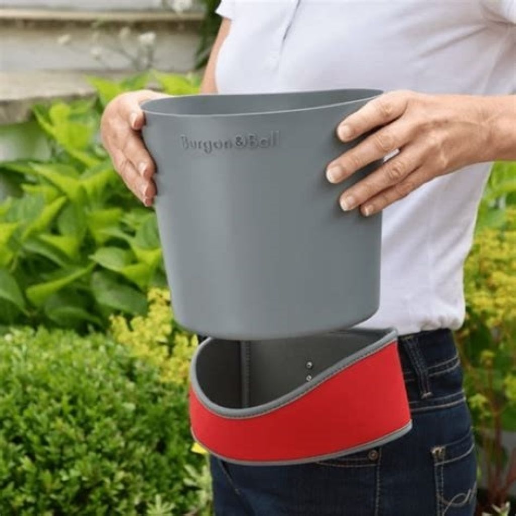 Large Burgon & Ball Poppy Red belt container