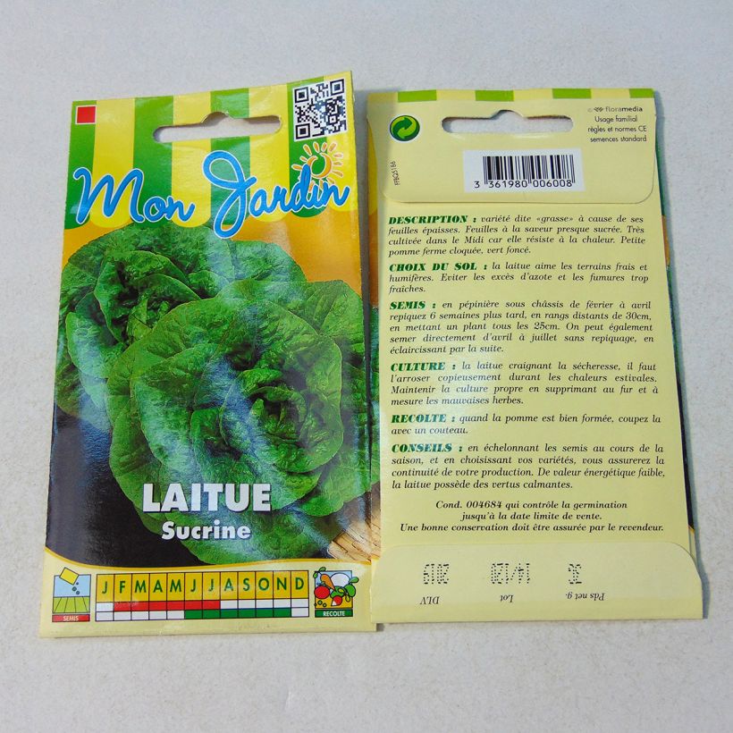 Example of Lettuce Grasse Sucrine - Lactuca sativa specimen as delivered