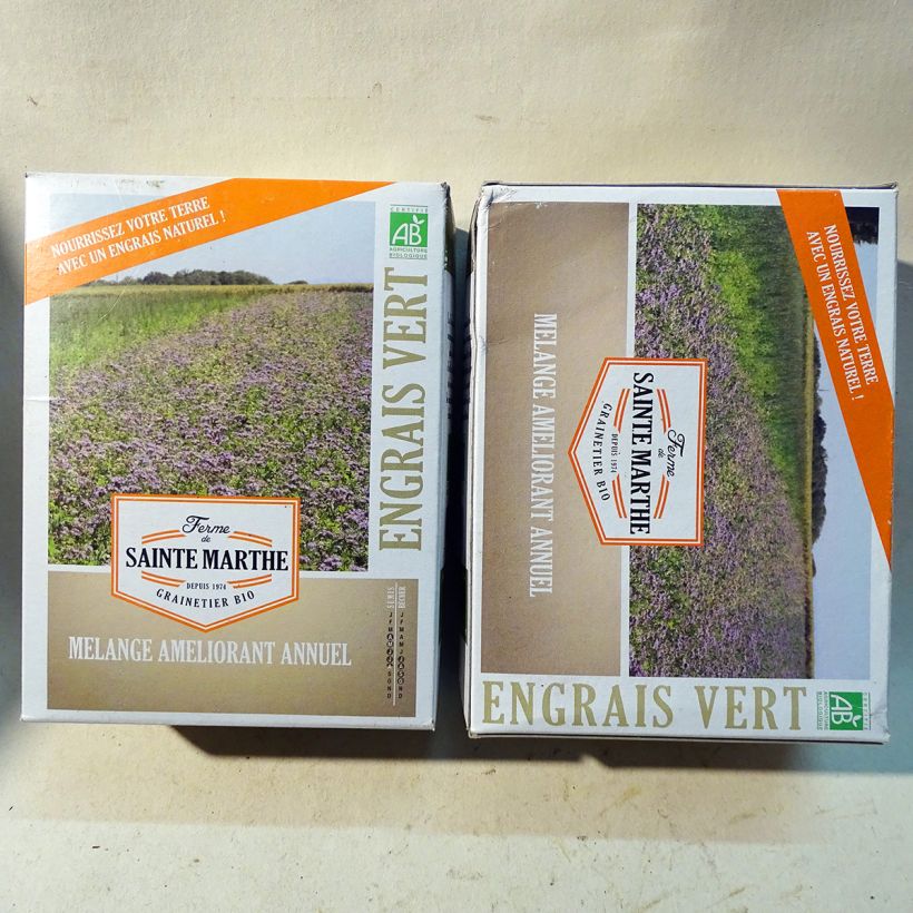 Example of mélange per 500 g seed pack specimen as delivered
