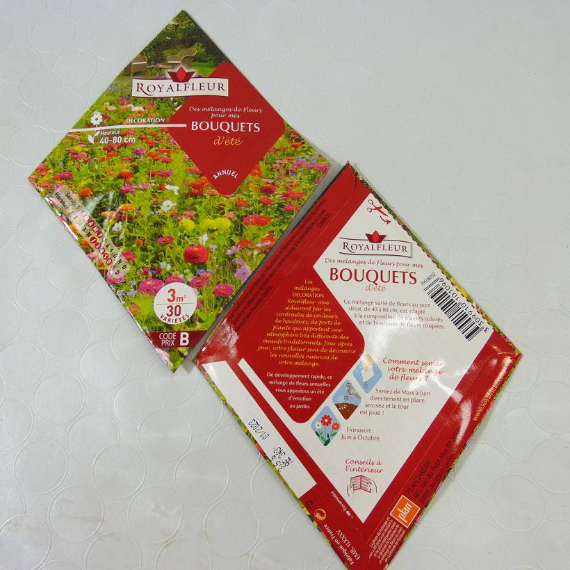 Example of Flowerbed mix for bouquets - packet for 3 m2 specimen as delivered