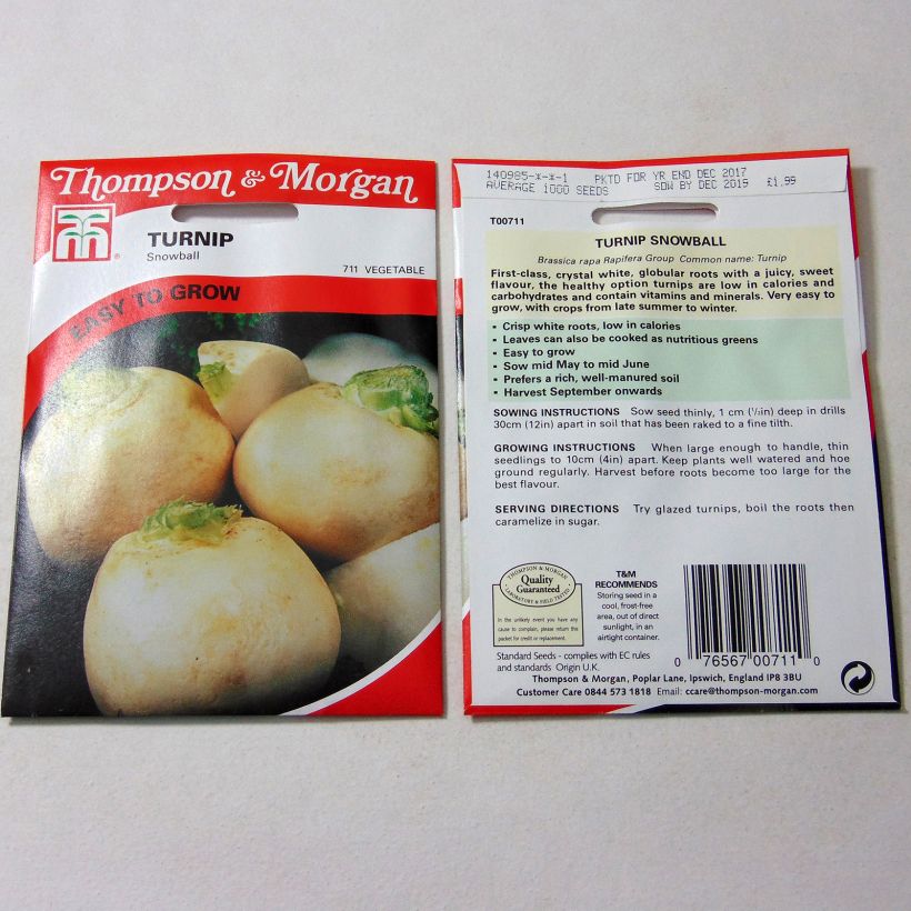 Example of Turnip Snowball specimen as delivered