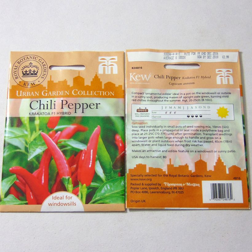 Example of Chilli Pepper Krakatoa specimen as delivered