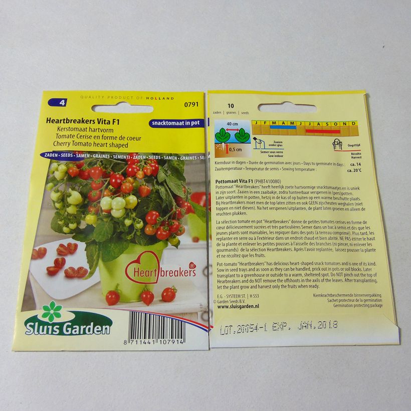 Example of Heartbreaker F1 Tomato - Cherry Tomato specimen as delivered