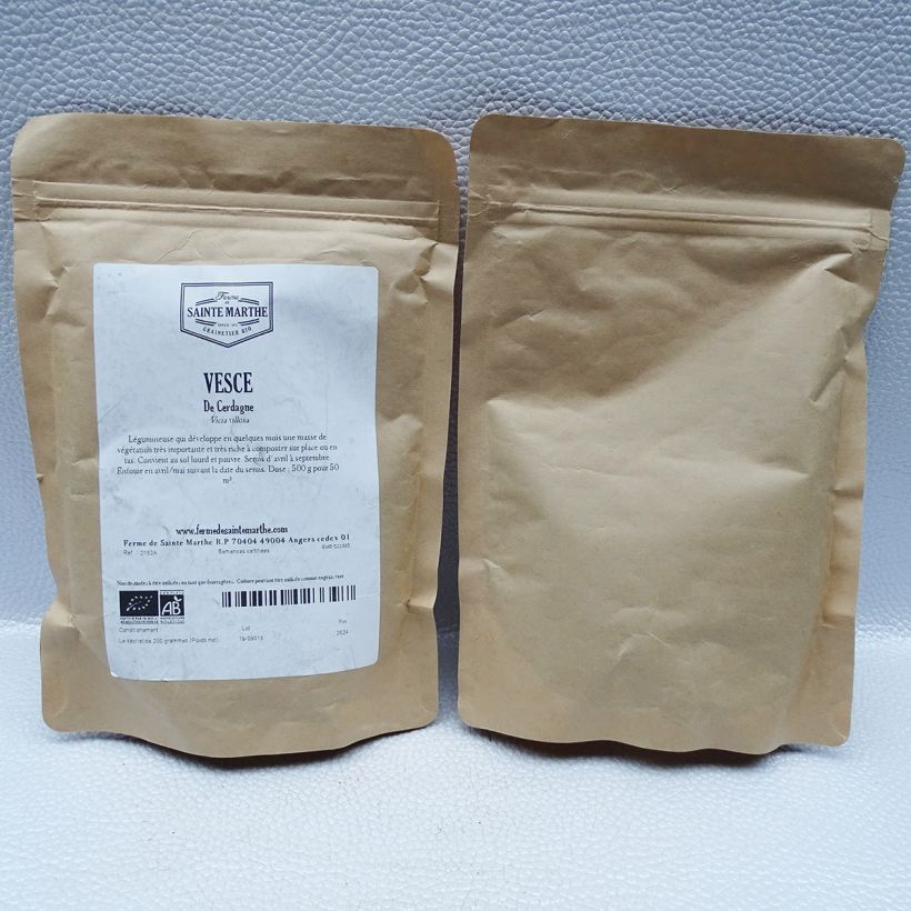Example of Vicia villosa  per 150 g seed pack specimen as delivered