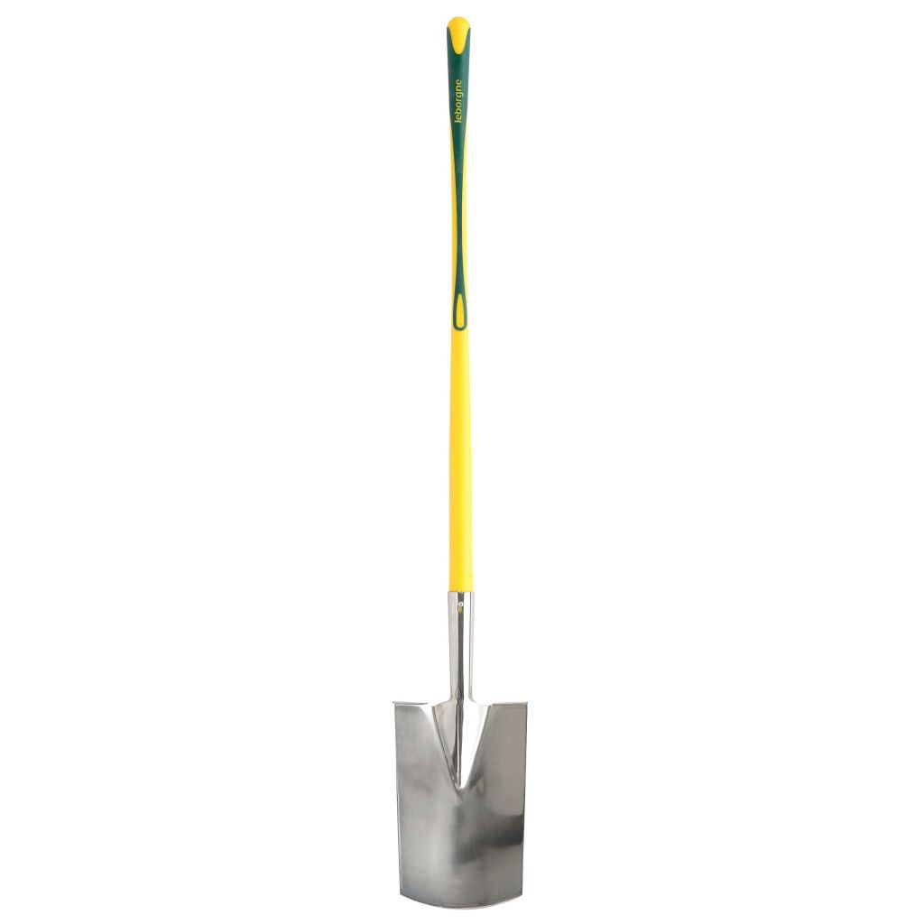 Leborgne stainless steel spade with Novagrip handle