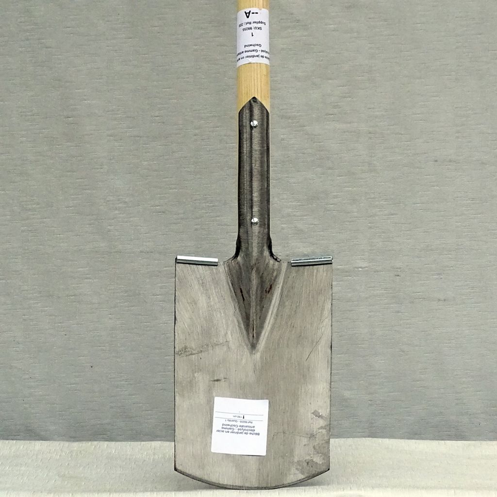 Electrolysed-steel Spade - Gschwind Handcrafted Range