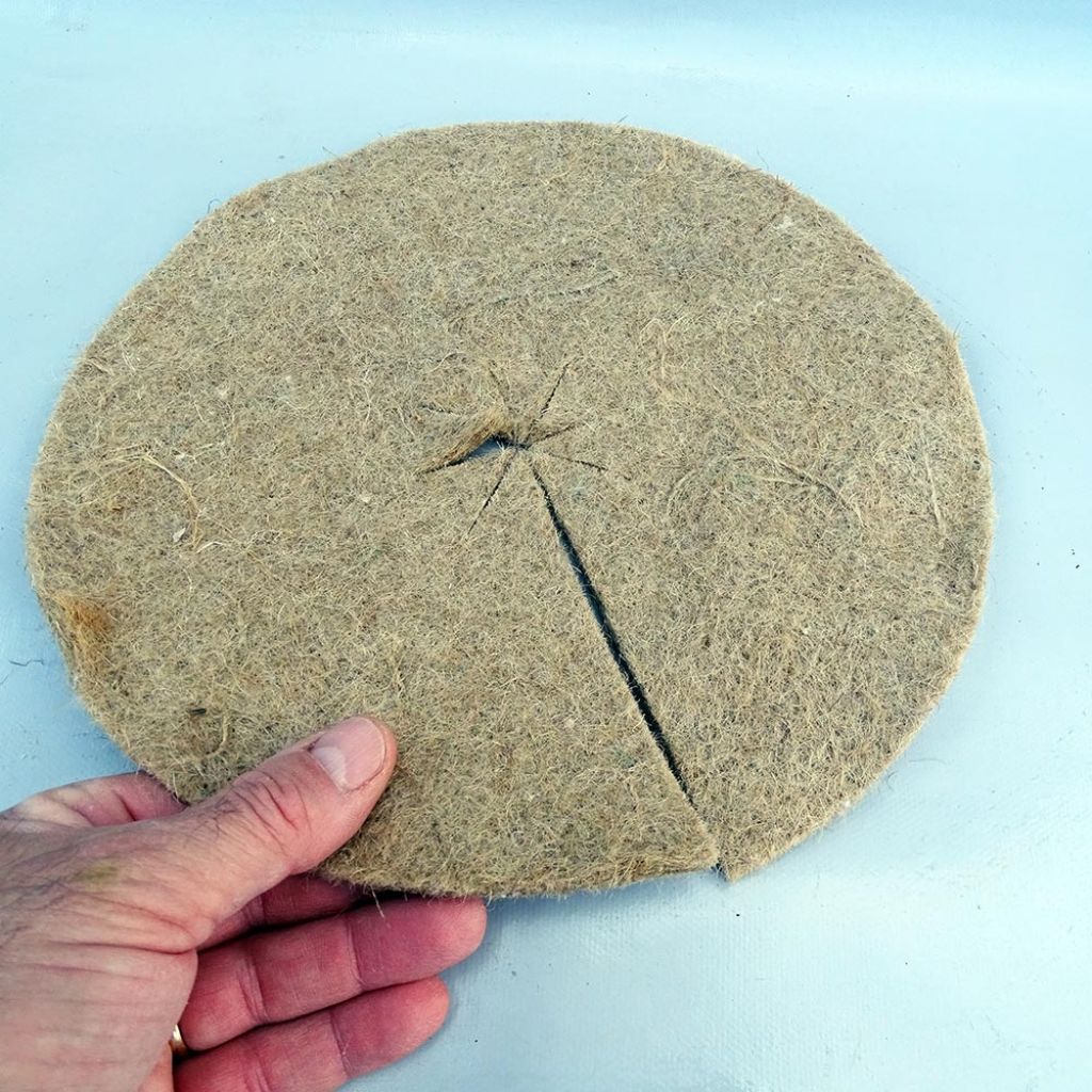Jute mulch collar 90% 450g/m²