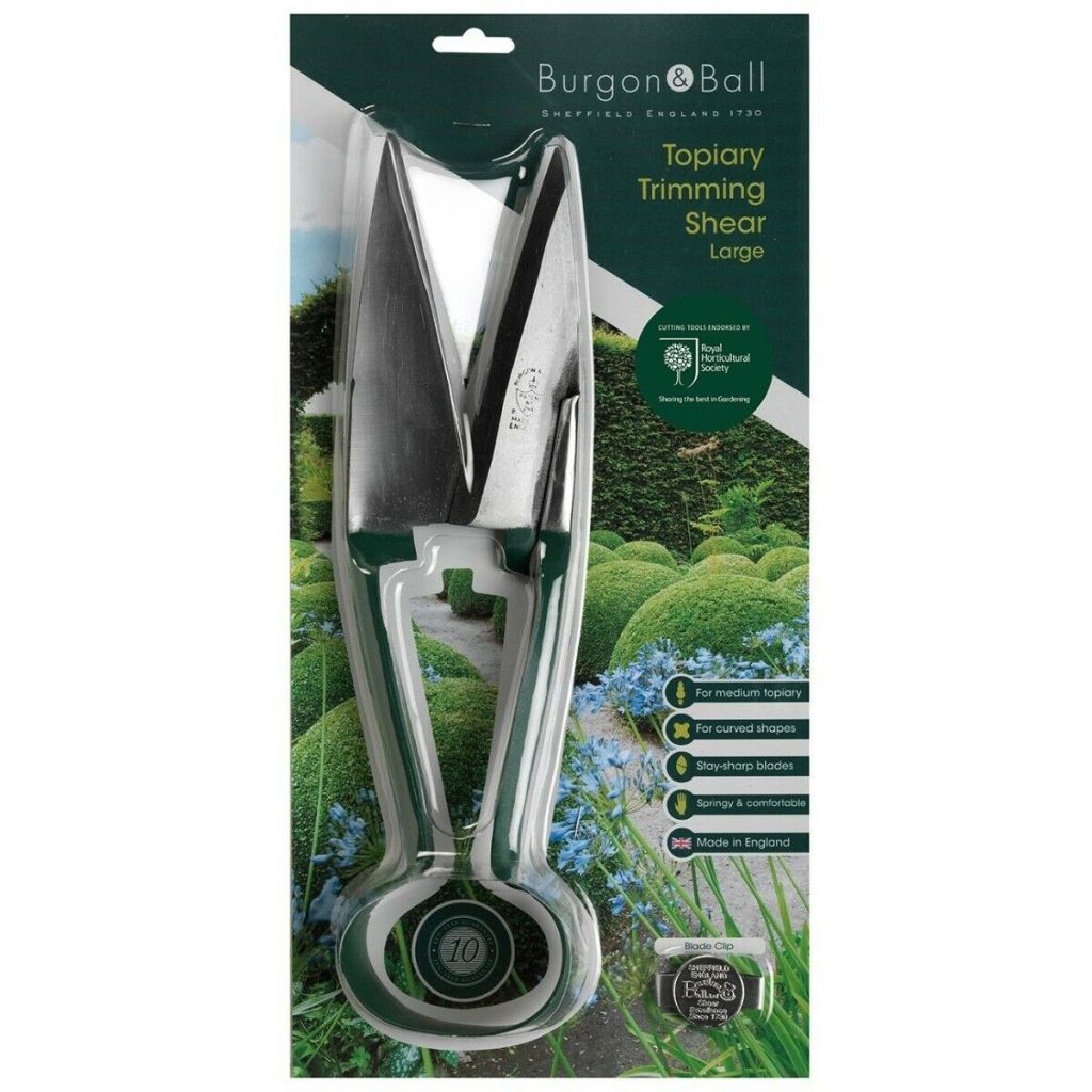 Large Burgon & Ball boxwood shears - RHS Range