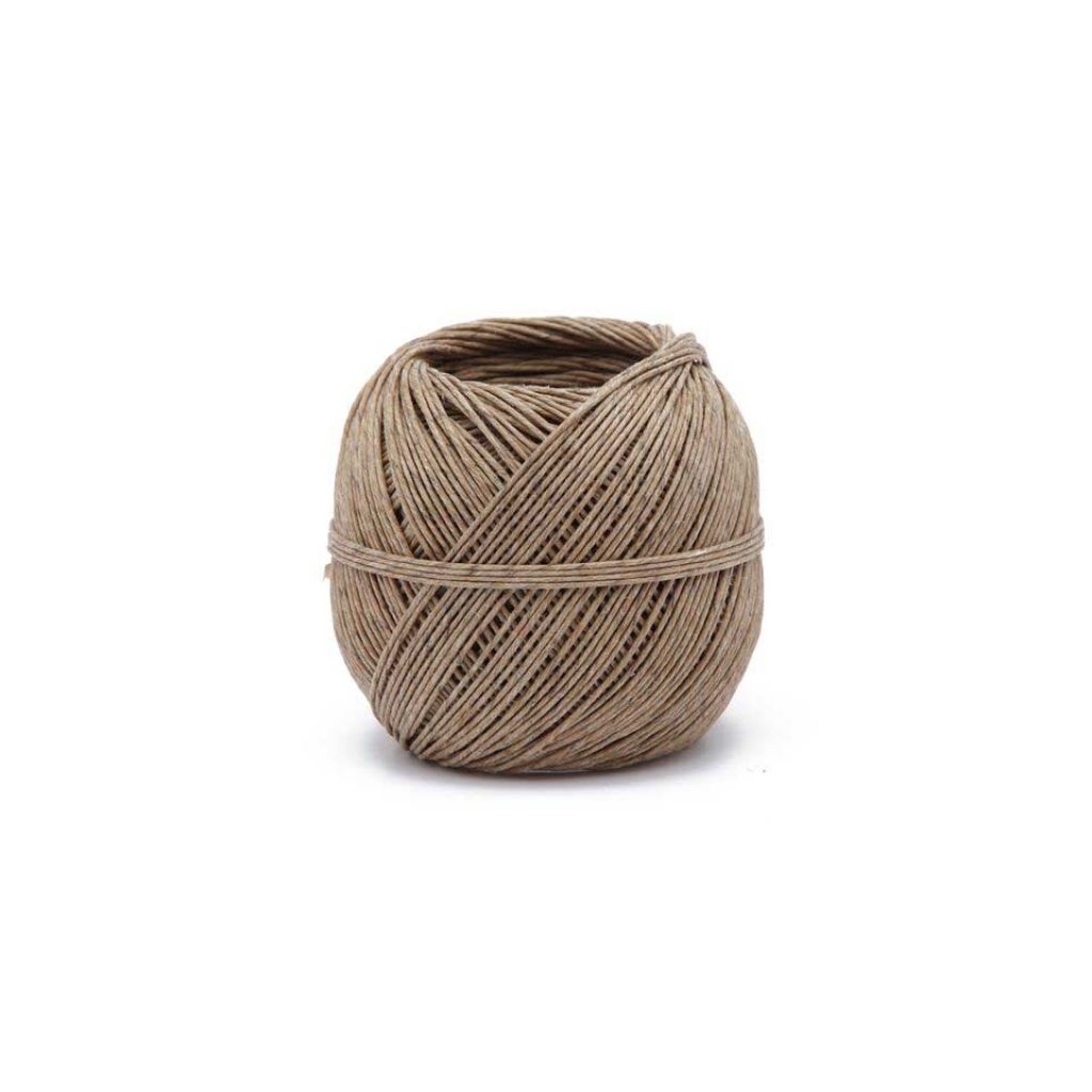 La Cordeline Ecru Linen Cord + Wire - 100g Ball Ø1.5mm (0in) ±60m (197ft)