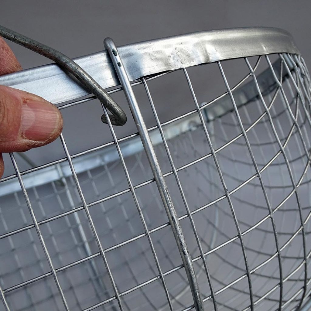 Galvanised Harvest Basket
