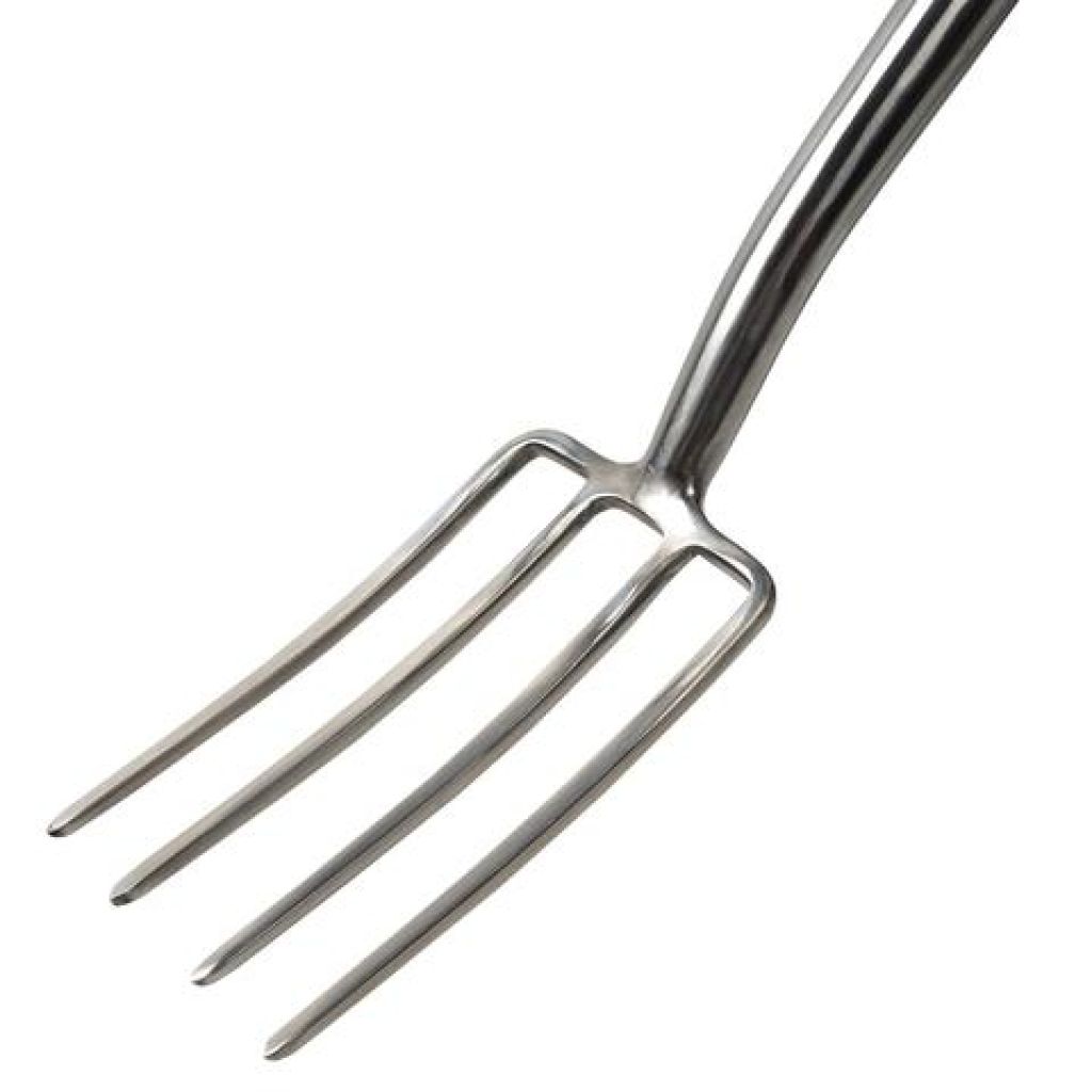 Small English digging fork with Burgon & Ball handle - RHS Range