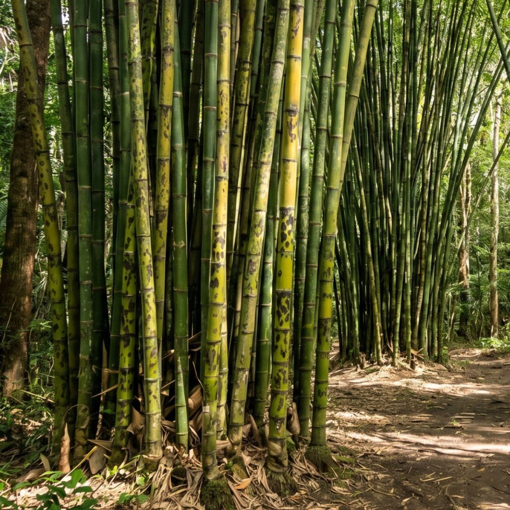 Phyllostachys bambusoides Tanakae - Giant leopard bamboo