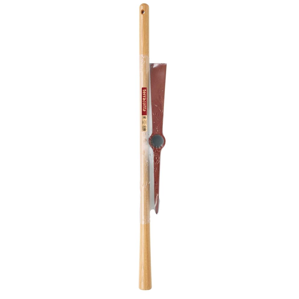 Terracotta pickaxe with wooden handle, Leborgne brand