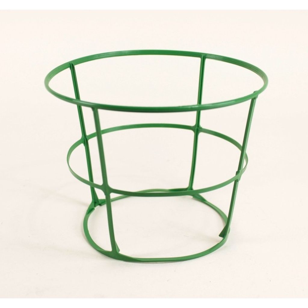 Round, terracotta-coloured, Ø12 cm (5in) Soparco pot with Sopafix support - sold in packs of 5