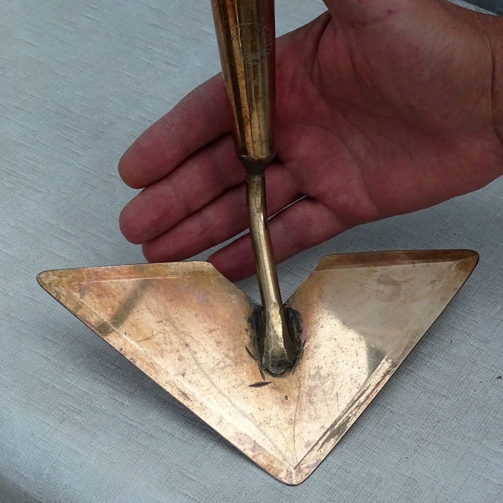 Cor Heart-shaped copper hoe- PKS Bronze Range