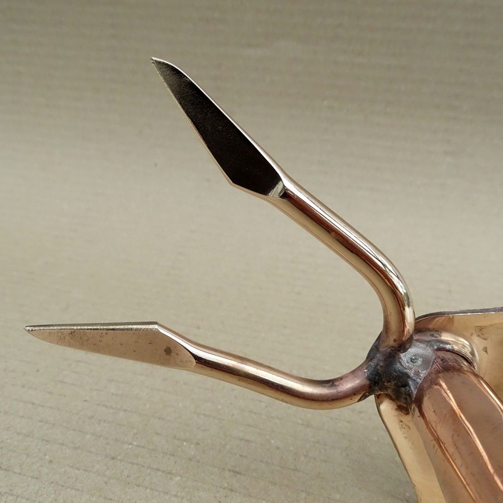 Phoenix Hand cultivator with a blade and copper fork - PKS Bronze range