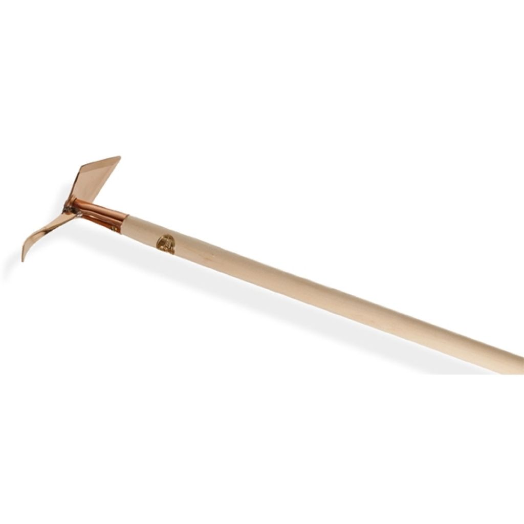 Hand-held hoe with copper blade and tongue, Polux model - PKS Bronze range