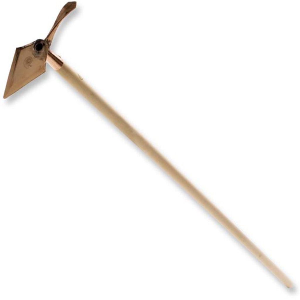 Hand-held hoe with copper blade and tongue, Polux model - PKS Bronze range