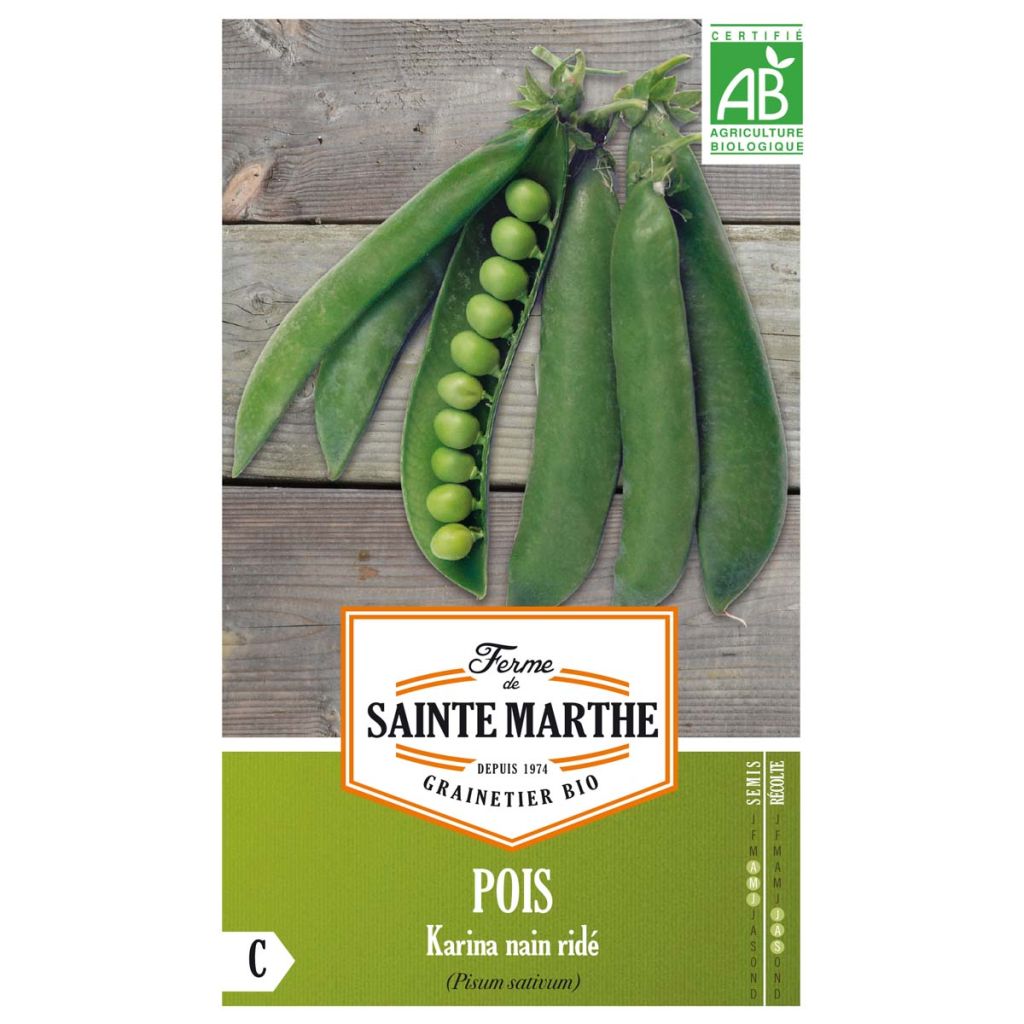 Dwarf Pea Karina - Ferme de Sainte Marthe Seeds