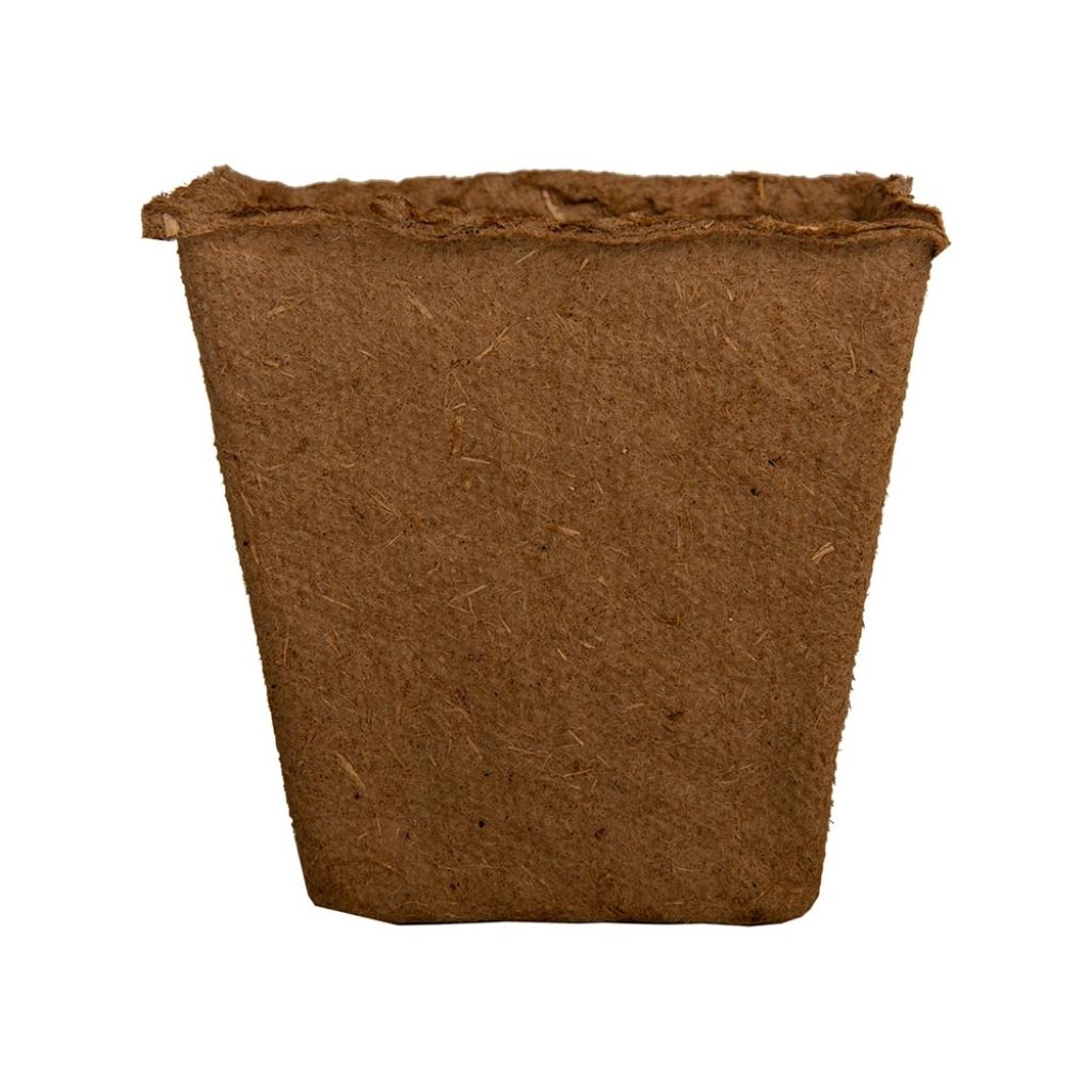 Organic biodegradable square pots FERTILPOT - 8 x 8 x 8 cm (3in) - sold in packs of 24.