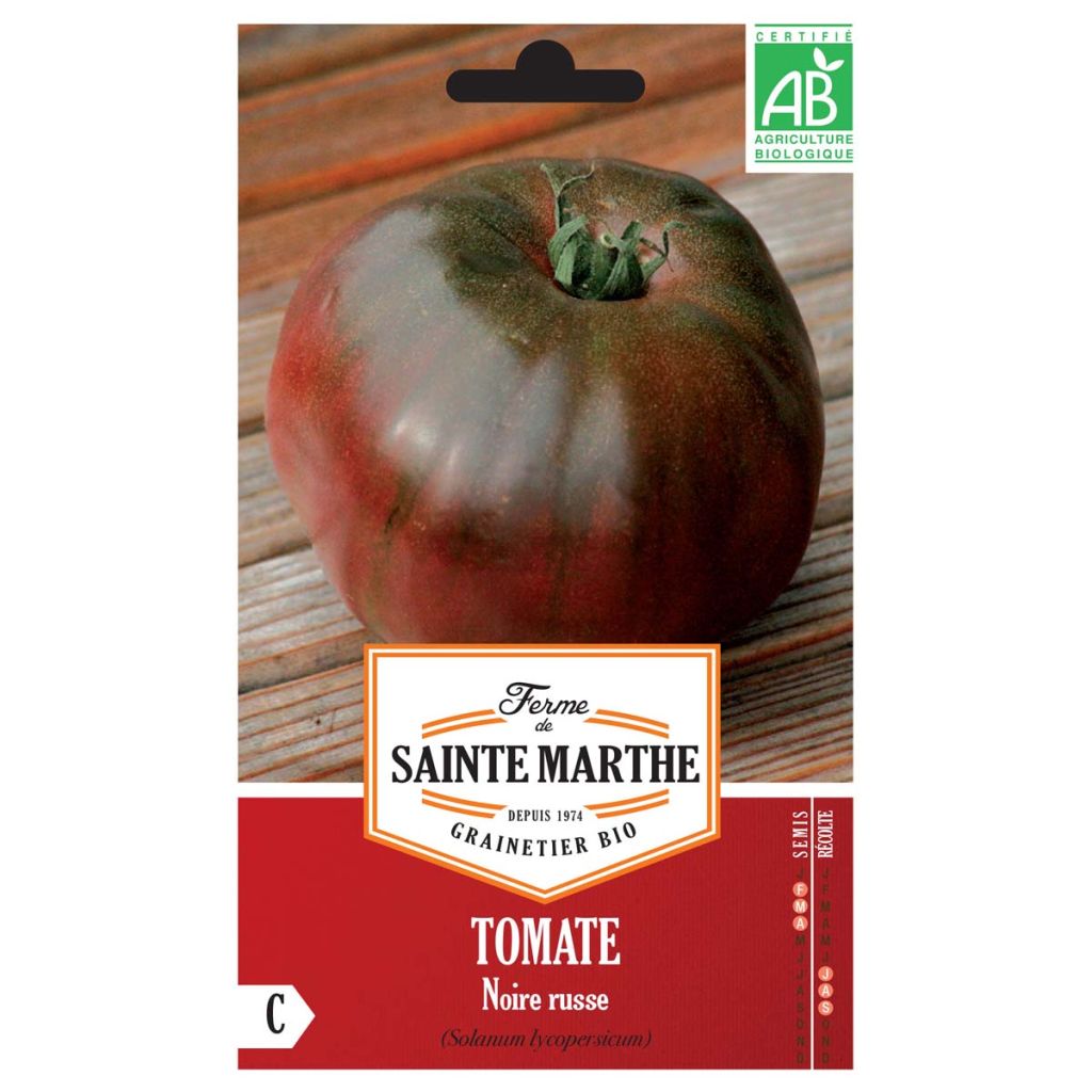 Tomato Russian Black - Ferme de Sainte Marthe seeds