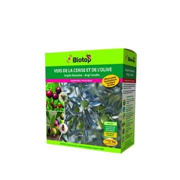 Biotop White Clay to protect against cherry and olive fruit fly and maggots 