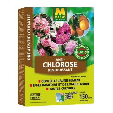 Organic Anti-chlorosis treatment from Masso 150g for use in organic farming Organic Anti-chlorosis treatment from Masso 150g for use in organic farming