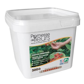 Promesse de Fleurs Fertiliser for Strawberry and Small Fruit Plants 500g box