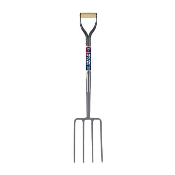 Spear and Jackson small professional English fork with a wooden handle